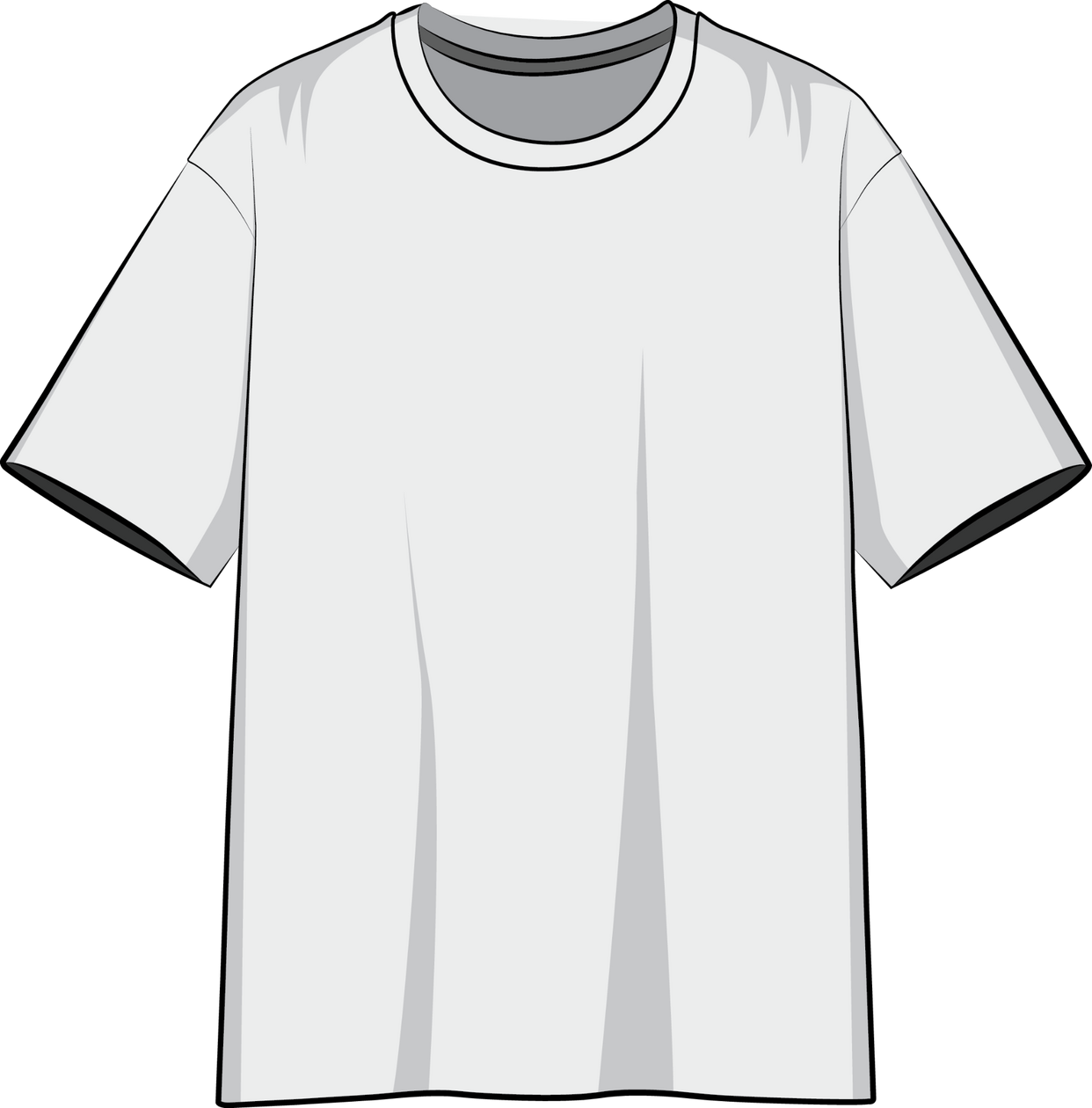 T-shirt rather than a dress shirt